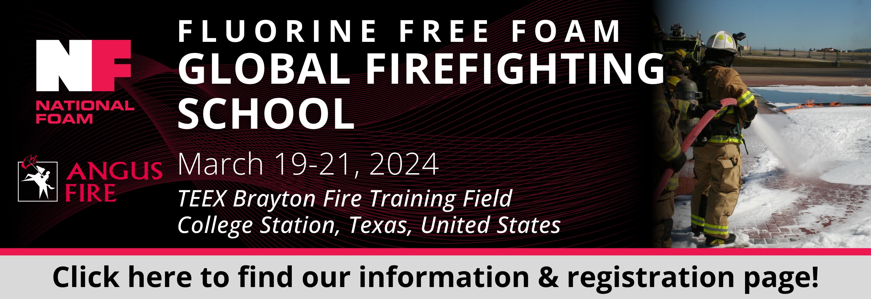 National Foam Fluorine Free Foam Global Firefighting School Web Slider Image